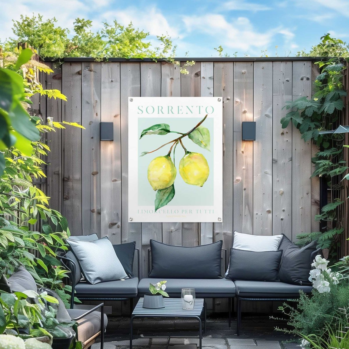 Tuinposter Lemon Portrait 80x60 - Reinders