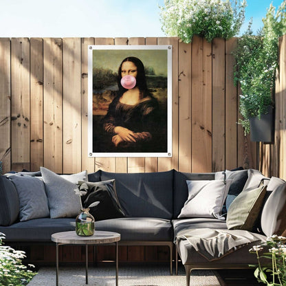 Tuinposter Mona Lisa - bubblegum 80x60 - Reinders