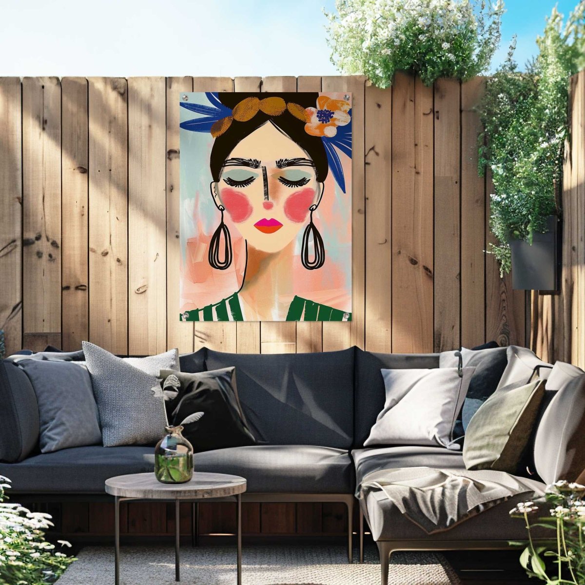 Tuinposter Spring Face 80x60 - Reinders