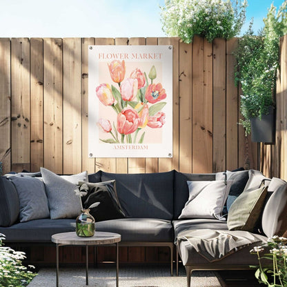 Tuinposter Tulips From Amsterdam 80x60 - Reinders