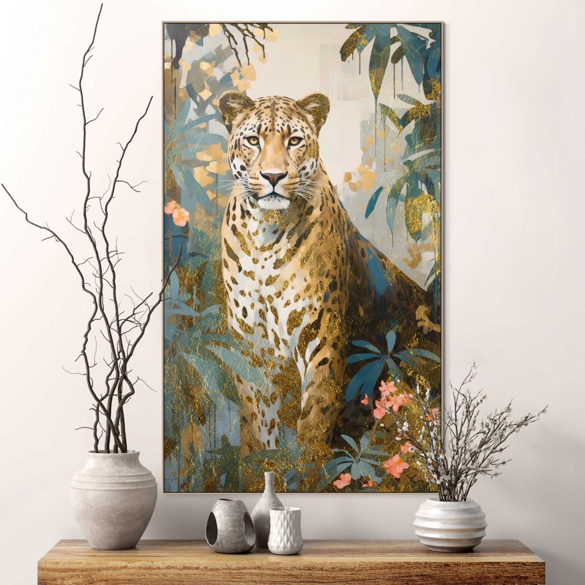 Art Frame Gold Cat 118x70 - Reinders