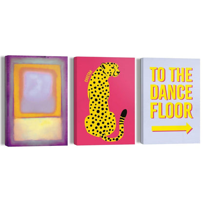 Canvas Schilderijen set Keep on Dancing 30x20 - Reinders