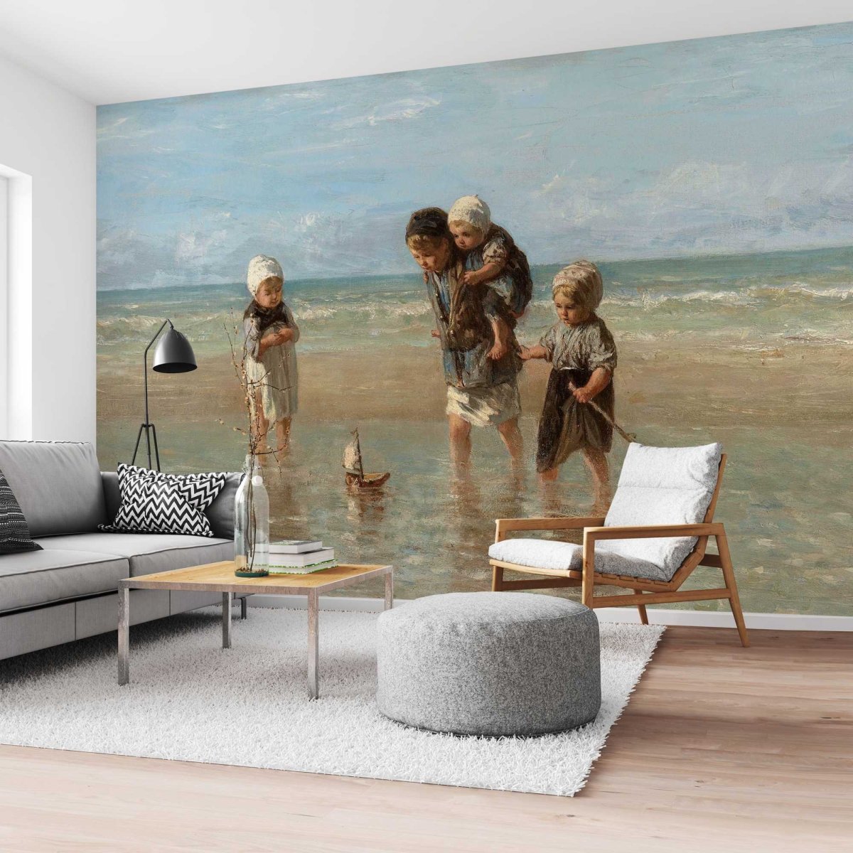 Fotobehang Israëls Kinderen der Zee 260x384 - Reinders