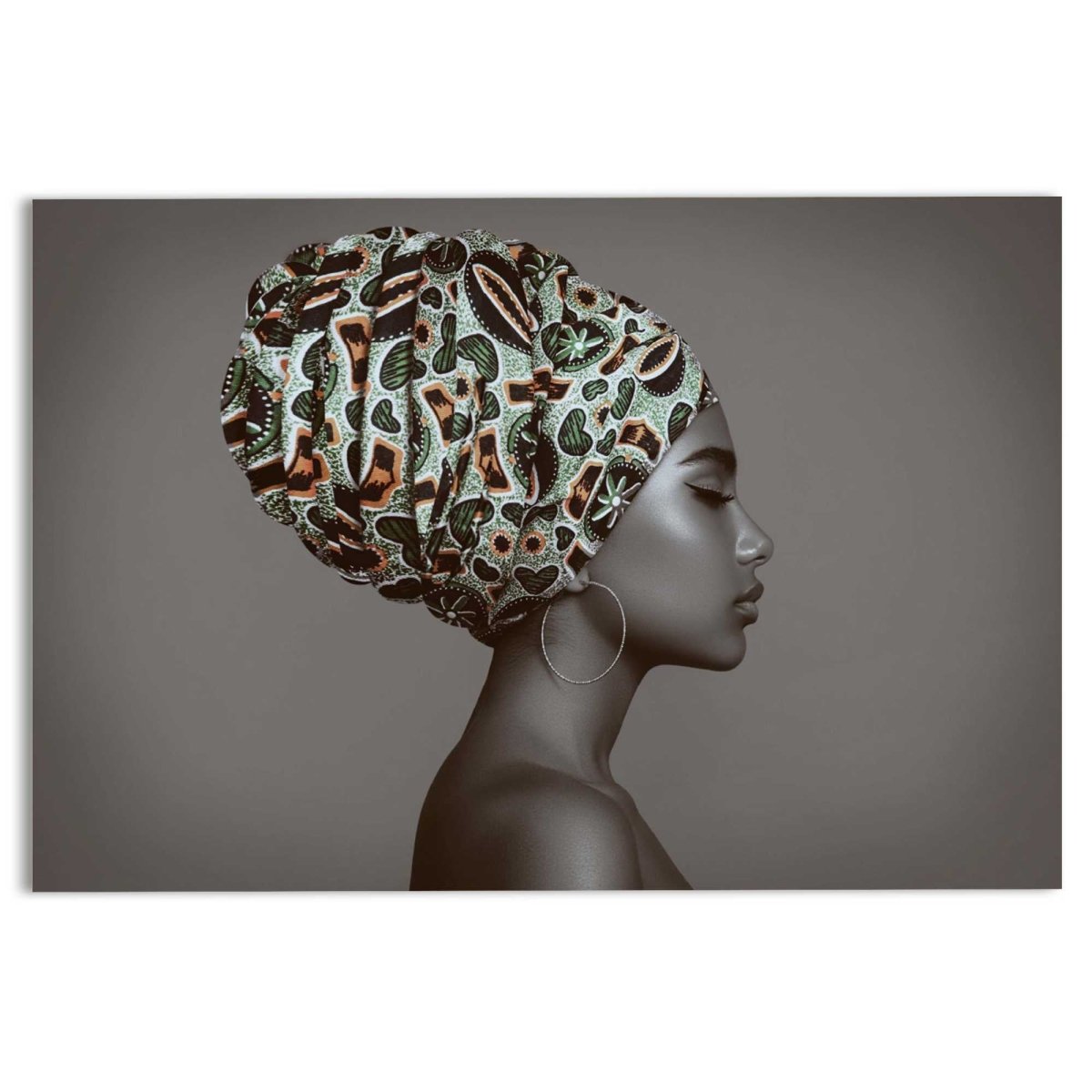Glasschilderij Afrikaanse Vrouw 78x116 - Reinders