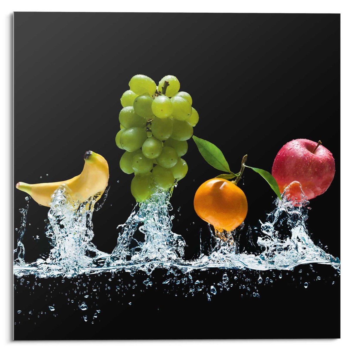 Glasschilderij Fruit Splash 30x30 - Reinders