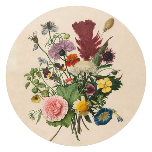 Plexiglasschilderij Bloemen boeket 70 Rond