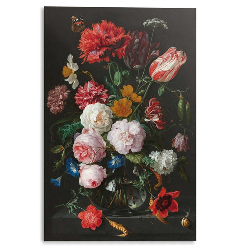 Plexiglasschilderij De Heem Stilleven met bloemen 120x80