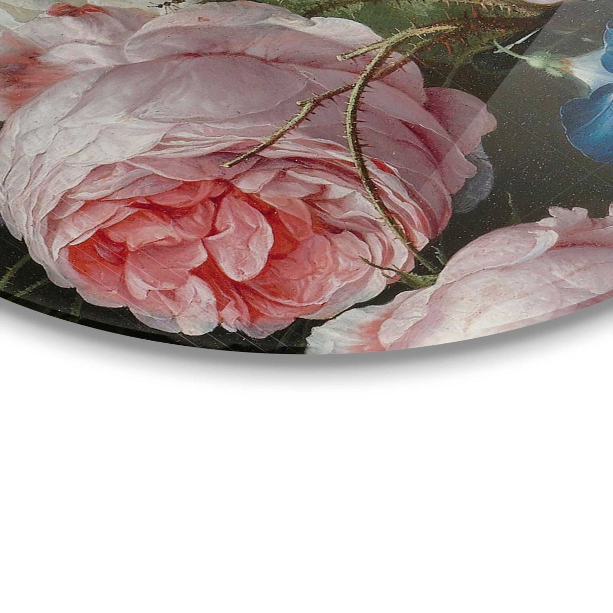 Plexiglasschilderij De Heem Stilleven met bloemen 70 Rond - Reinders