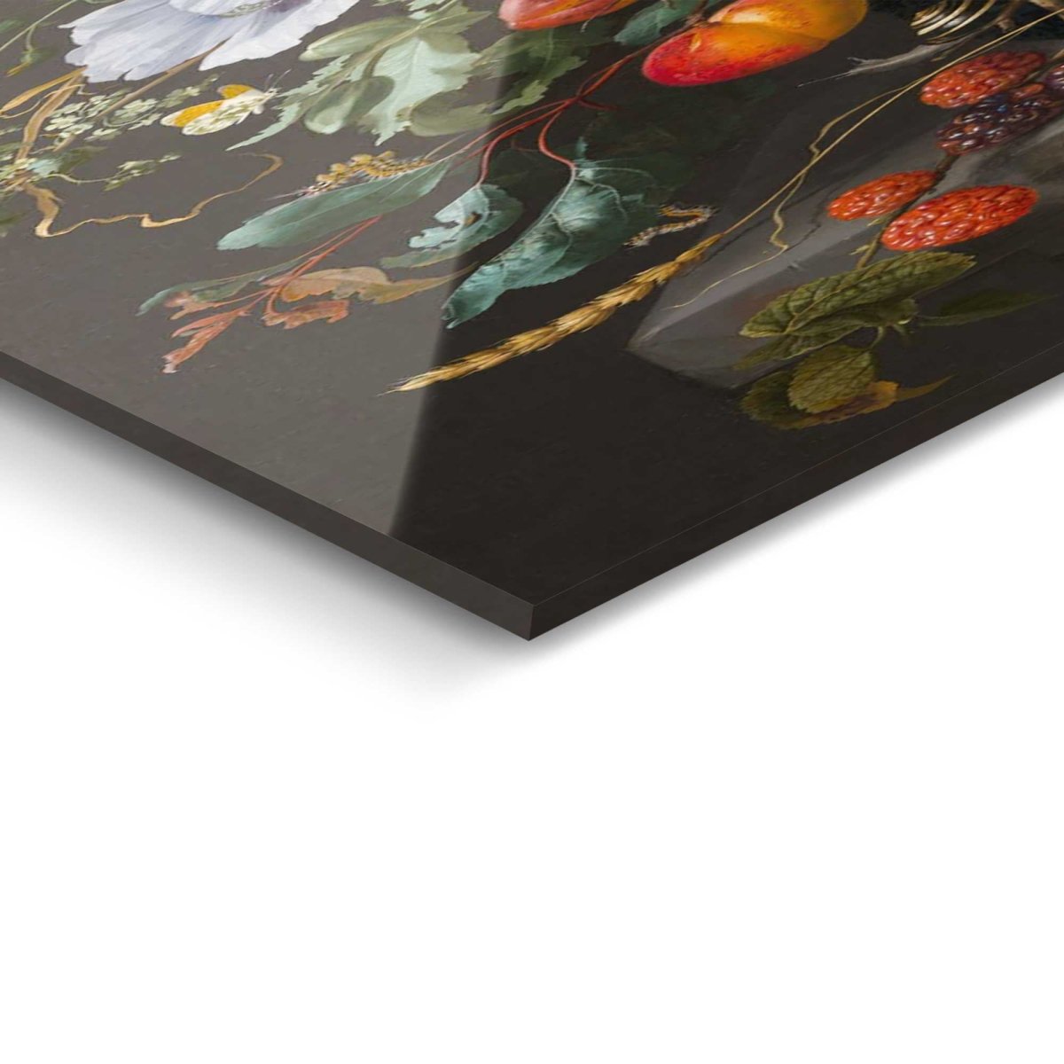 Plexiglasschilderij De Heem Vaas met bloemen 120x80 - Reinders