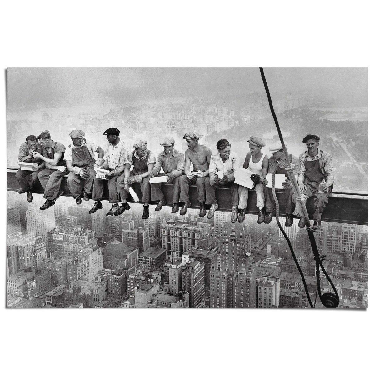 Poster Arbeiders boven New York 61x91,5 - Reinders