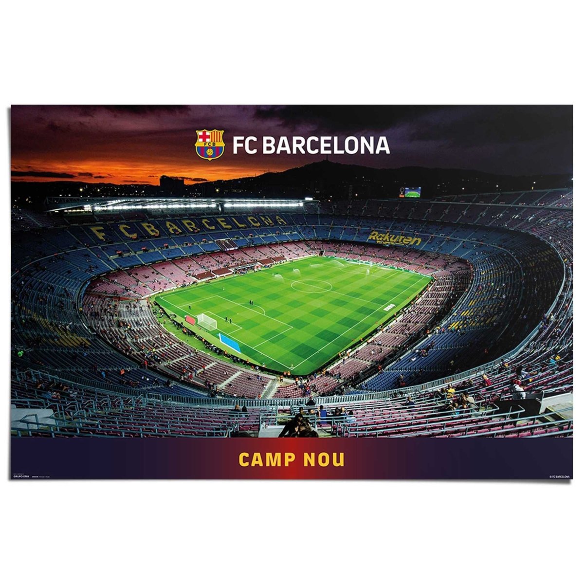 Poster Barcelona - Camp Nou 61x91,5 - Reinders