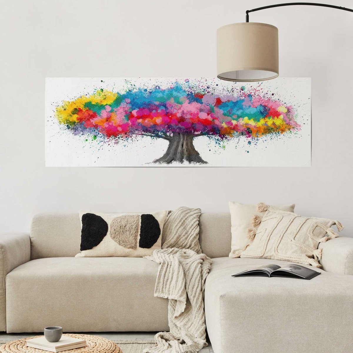 Poster Colourful Tree 53x158 - Reinders