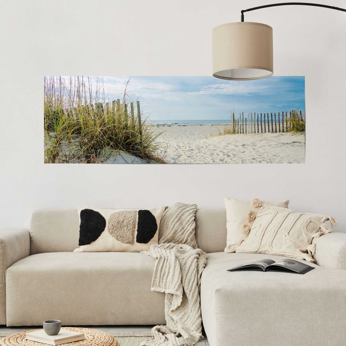 Poster Duinen en strand 53x158 - Reinders