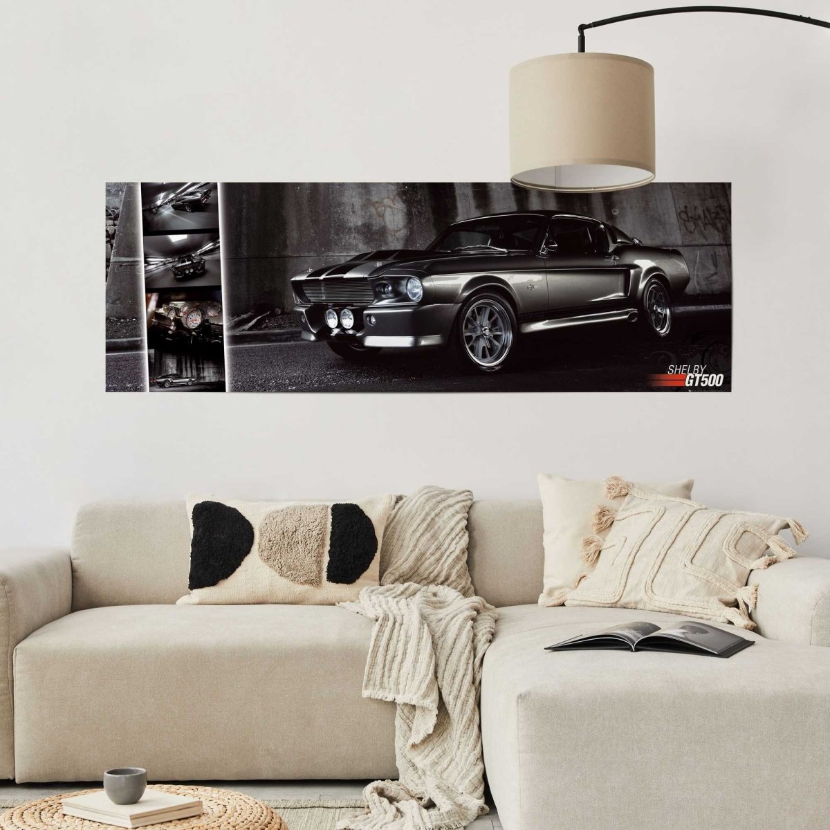 Poster Easton Mustang GT500 53x158 - Reinders