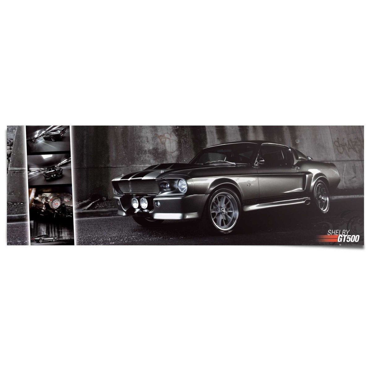 Poster Easton Mustang GT500 53x158 - Reinders