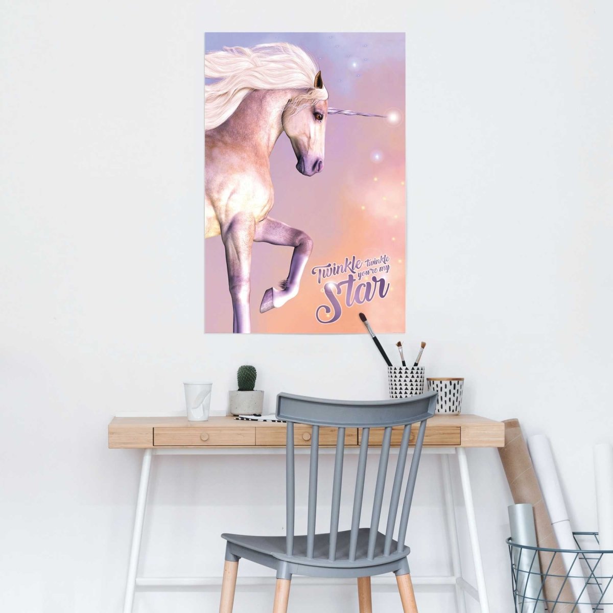 Poster Eenhoorn - Twinkle 91,5x61 - Reinders