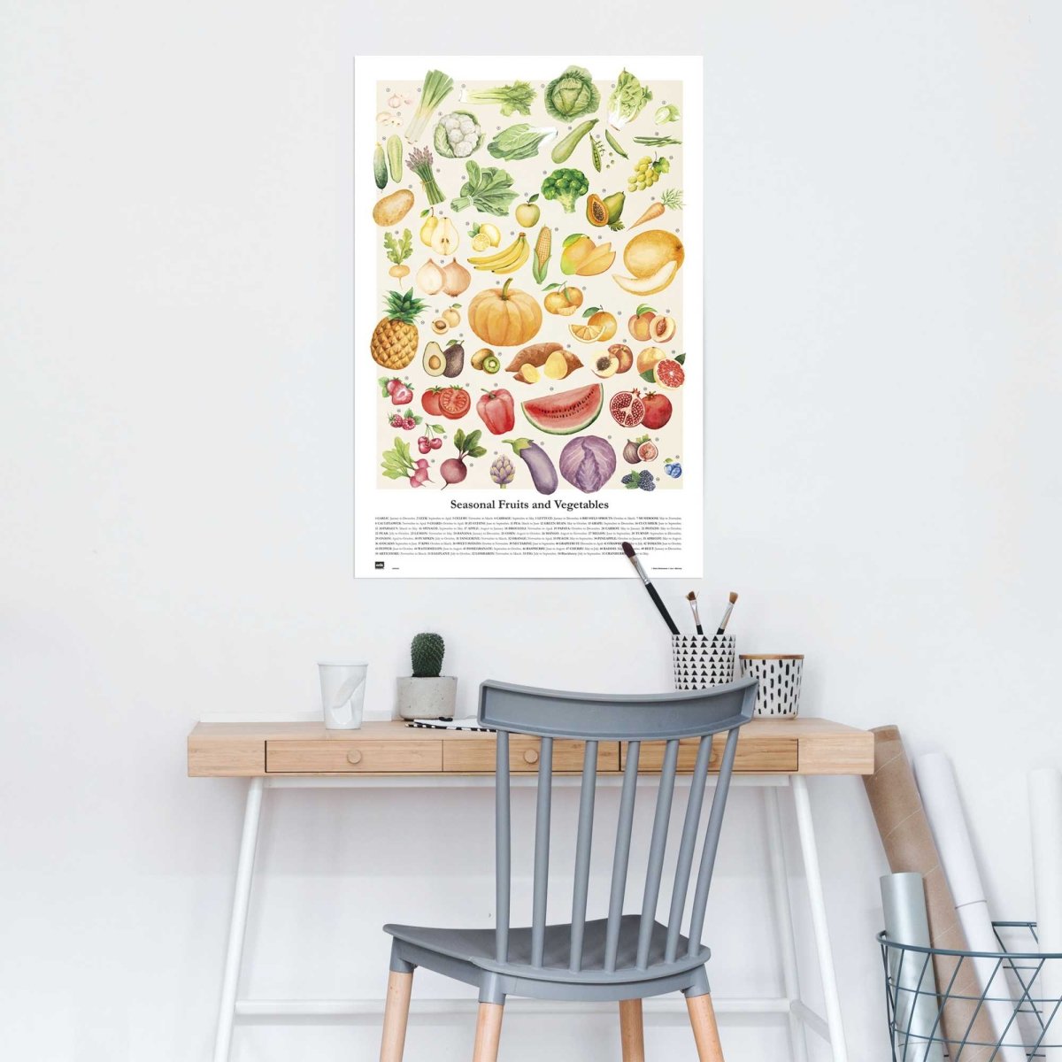 Poster Fruit en Groente 91,5x61 - Reinders