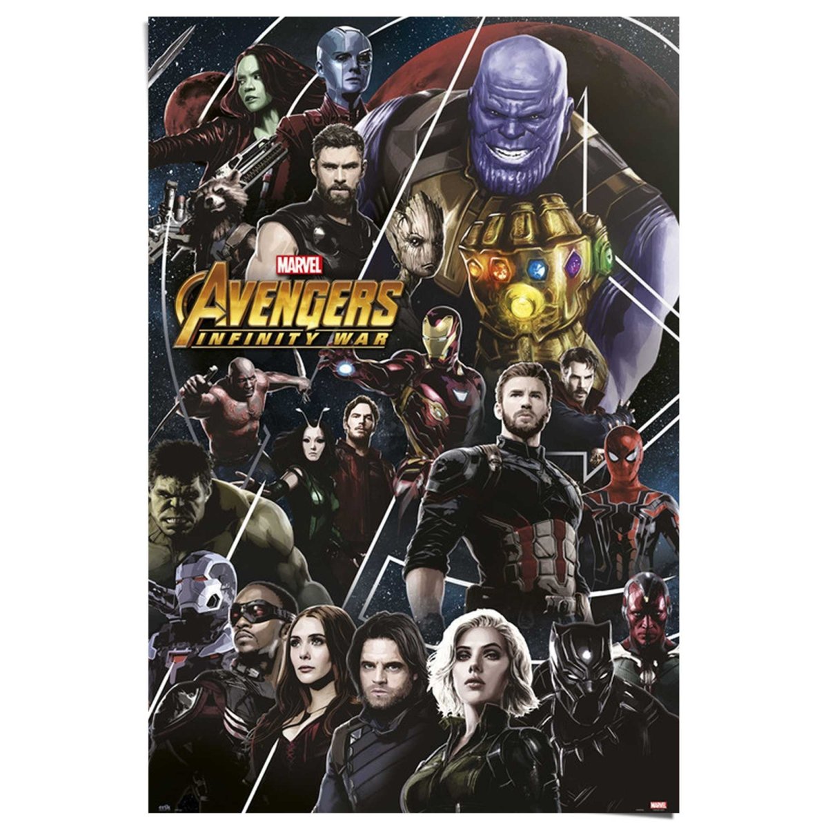 Poster Marvel Avengers - Infinity War 91,5x61 - Reinders