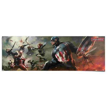Poster Marvel - captain america civil war 53x158 - Reinders