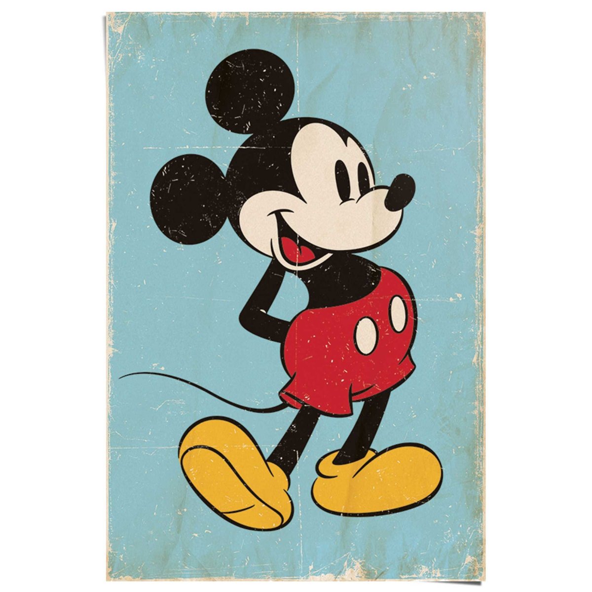 Poster Mickey Mouse retro 91,5x61 - Reinders