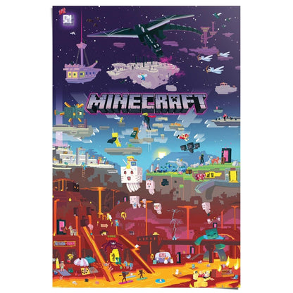 Poster Minecraft 91,5x61 - Reinders