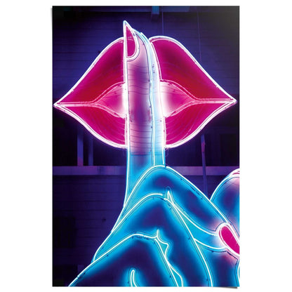 Poster Neon Lippen 91,5x61 - Reinders