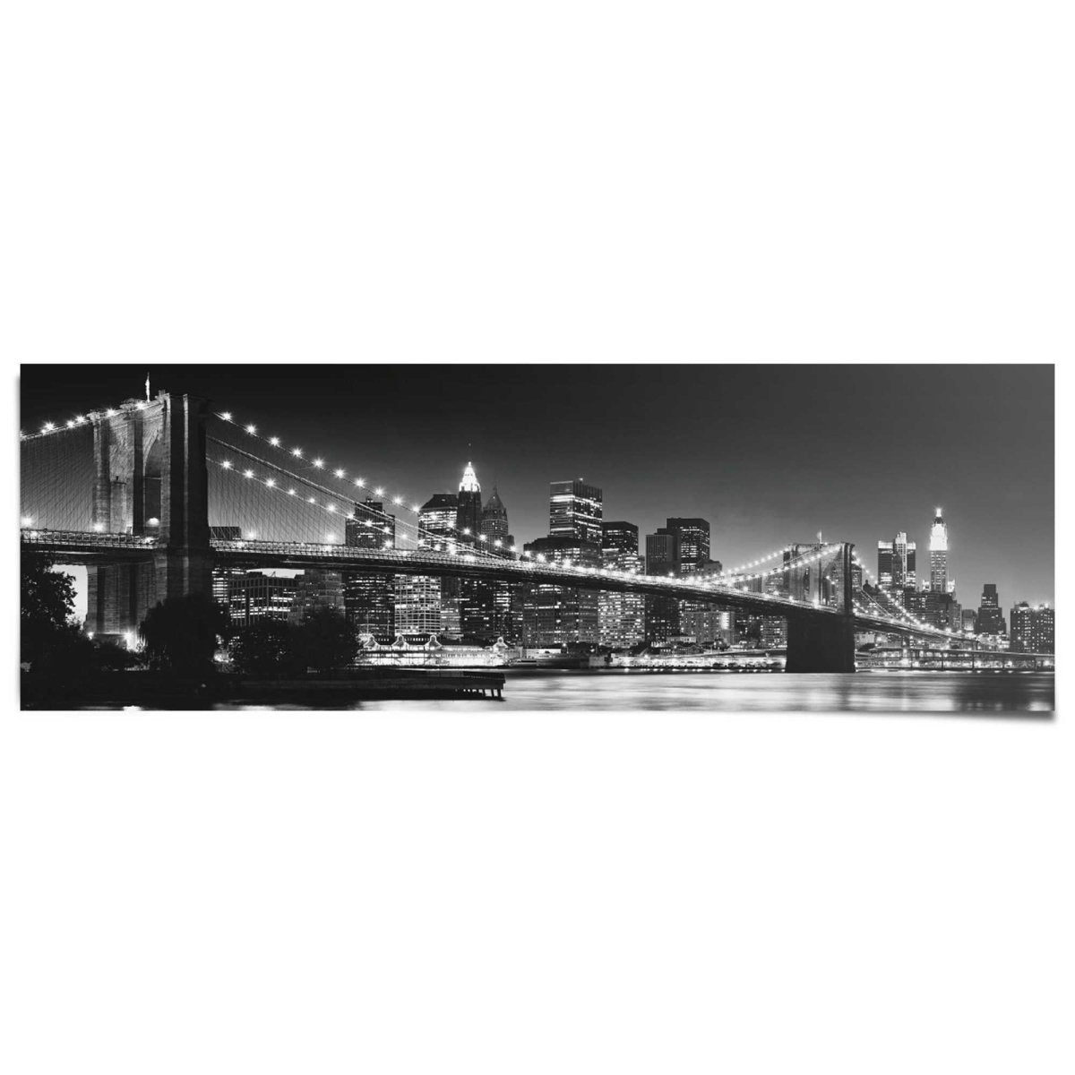 Poster New York - brooklyn bridge 53x158 - Reinders