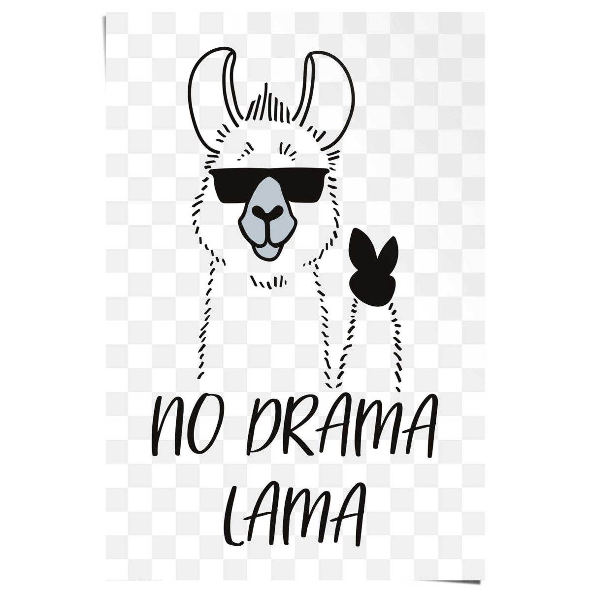 Poster No Drama Lama 91,5x61 - Reinders