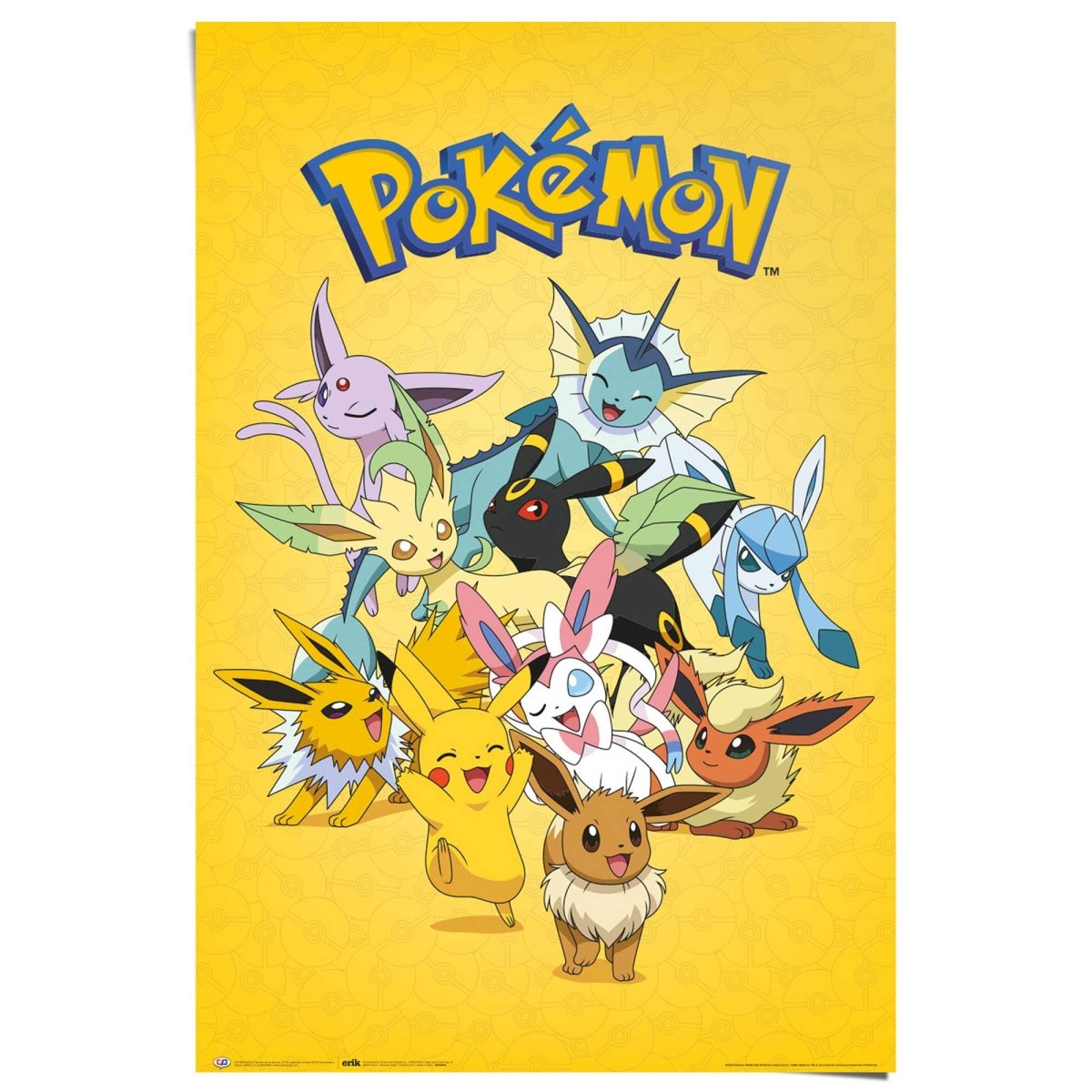 Poster Pokémon Evolutions 91,5x61 - Reinders