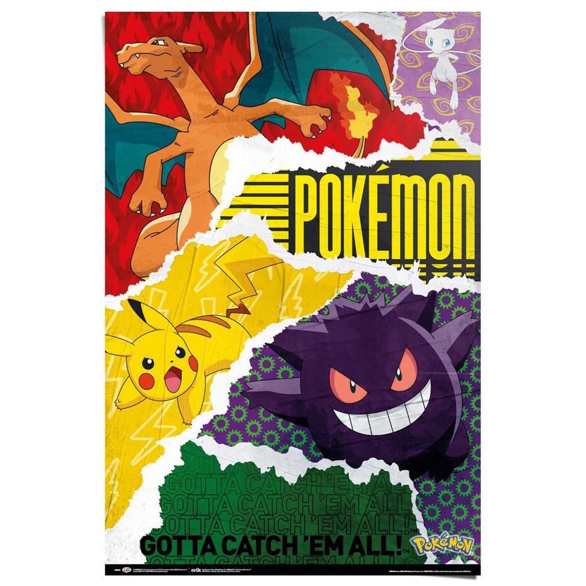 Poster Pokemon - gotta catch 'em all 91,5x61 - Reinders