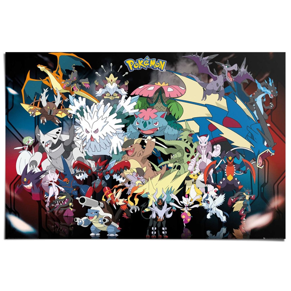 Poster Pokemon - mega 61x91,5 - Reinders