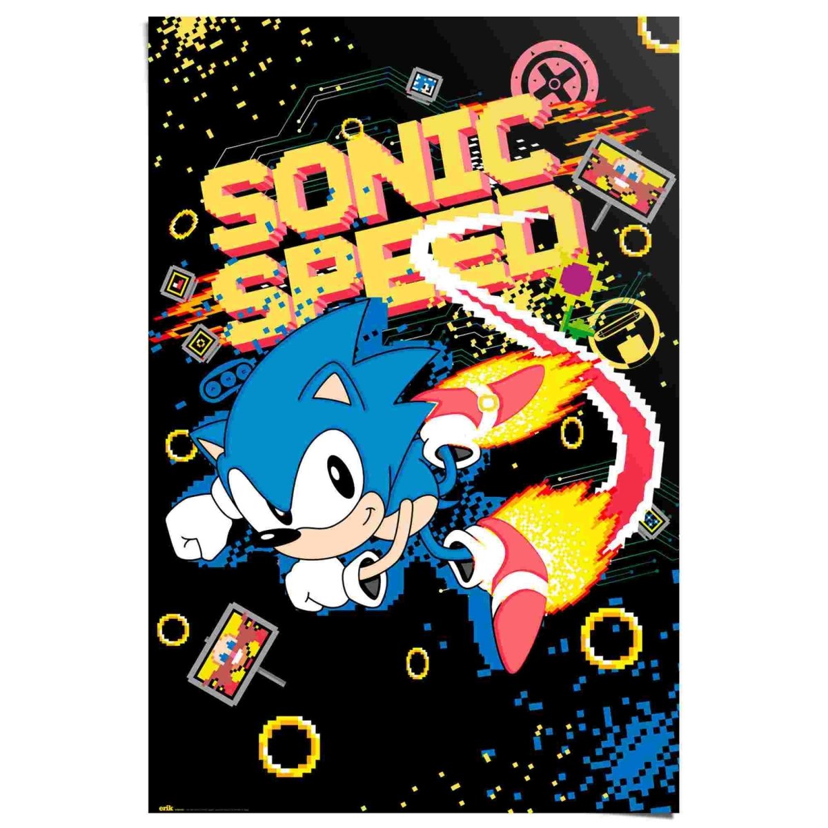 Poster Sonic - speed 91,5x61 - Reinders