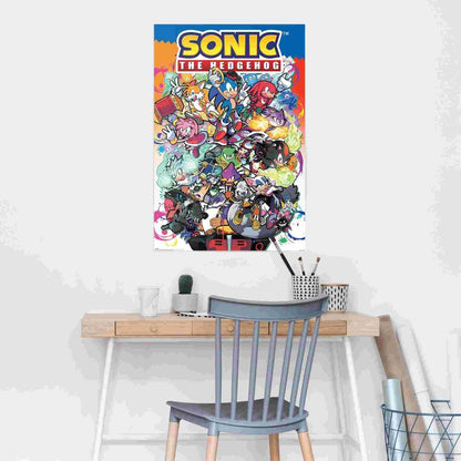 Poster Sonic The Hedgehog - sonic comic characters 91,5x61 - Reinders