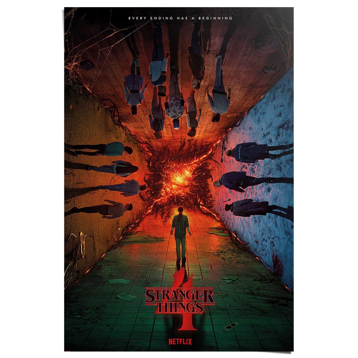 Poster Stranger Things - every ending has a beginning 91,5x61 - Reinders