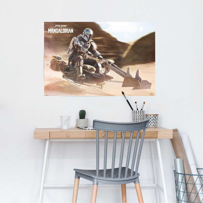 Poster The Mandalorian - Speederbike 61x91,5 - Reinders