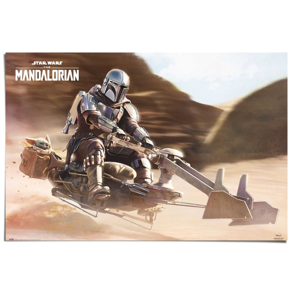 Poster The Mandalorian - Speederbike 61x91,5 - Reinders