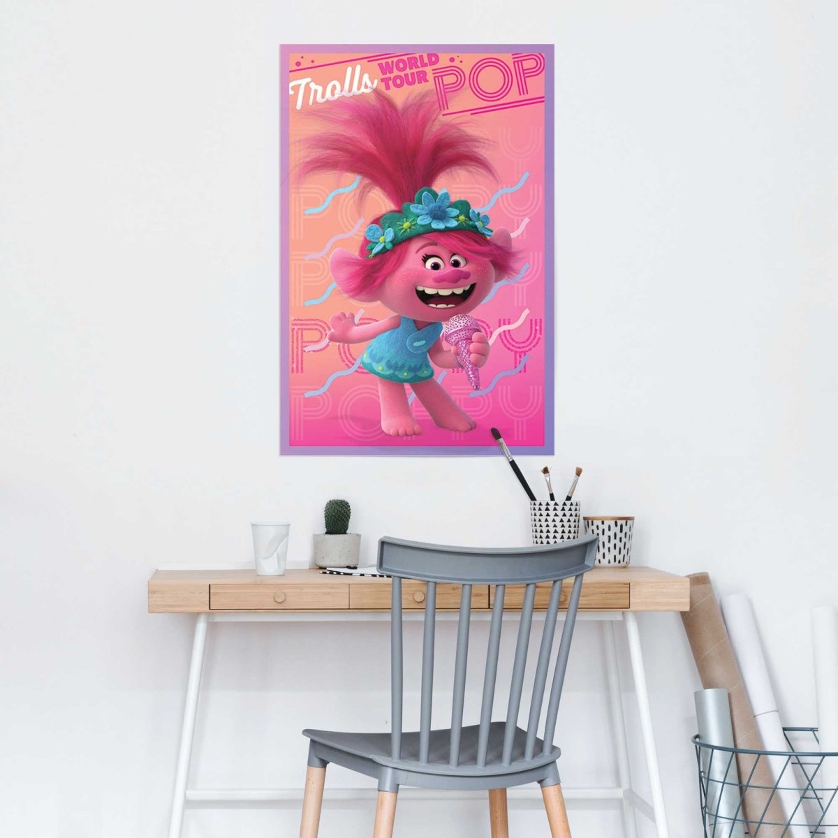 Poster Trolls wereld Tour - Poppy 91,5x61 - Reinders