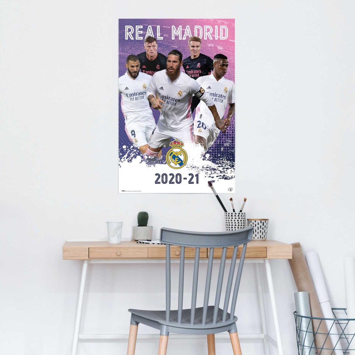 Poster Voetbal 91,5x61 - Reinders