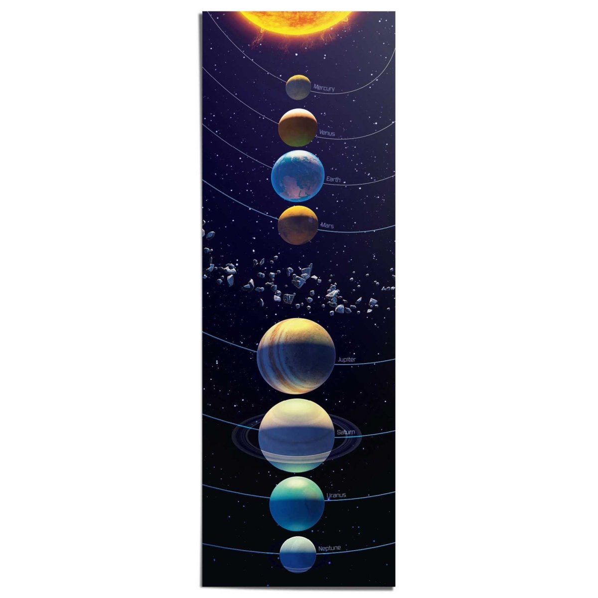 Poster Zonnestelsel 158x53 - Reinders