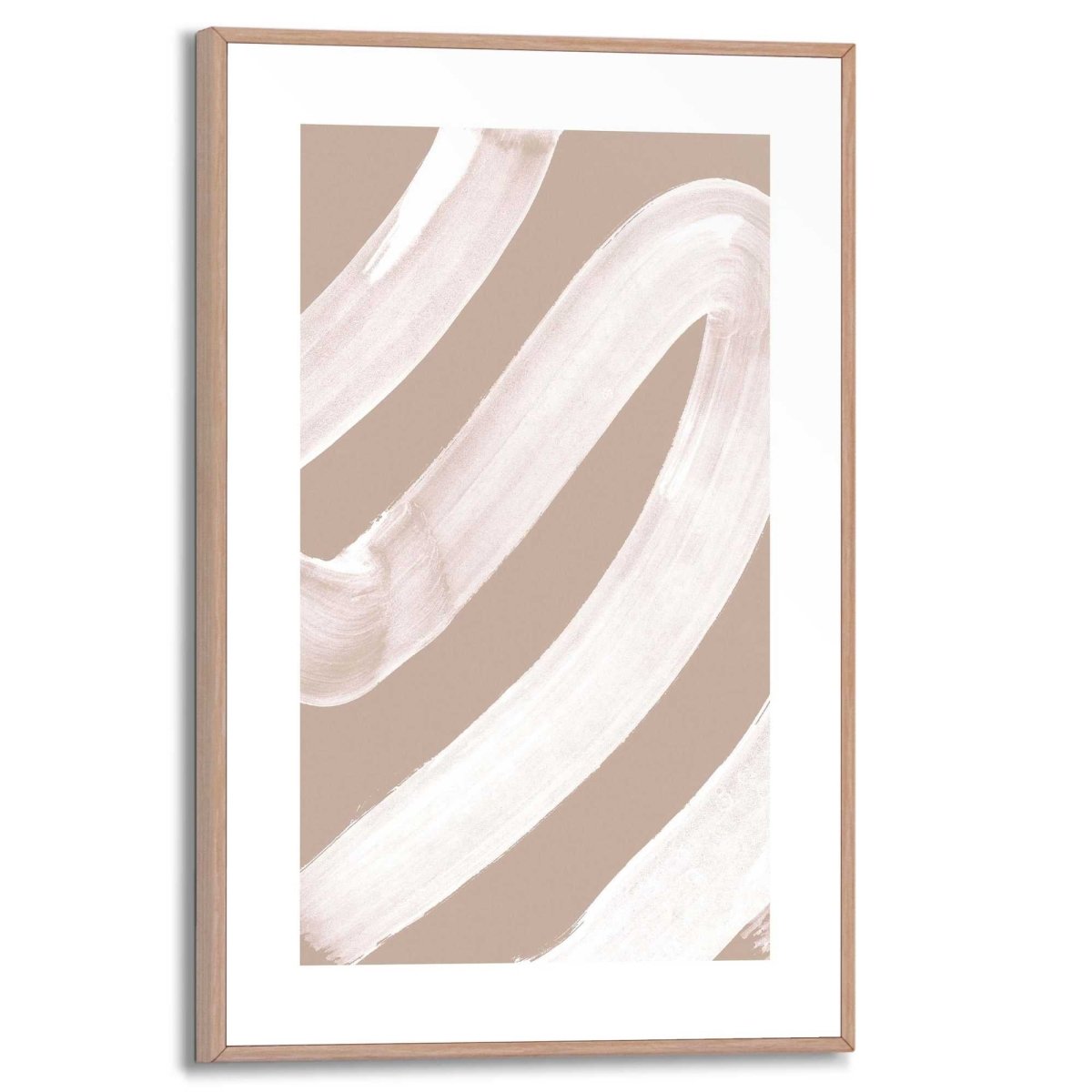 Schilderij Abstract White 30x20 - Reinders