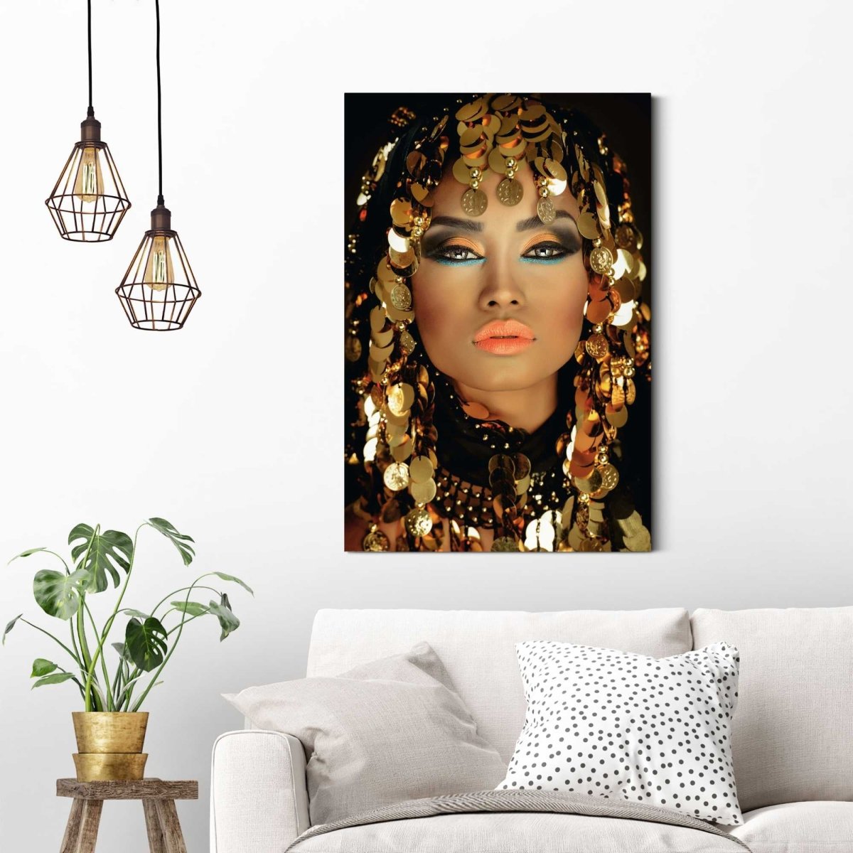 Schilderij Arabische Prinses 90x60 - Reinders