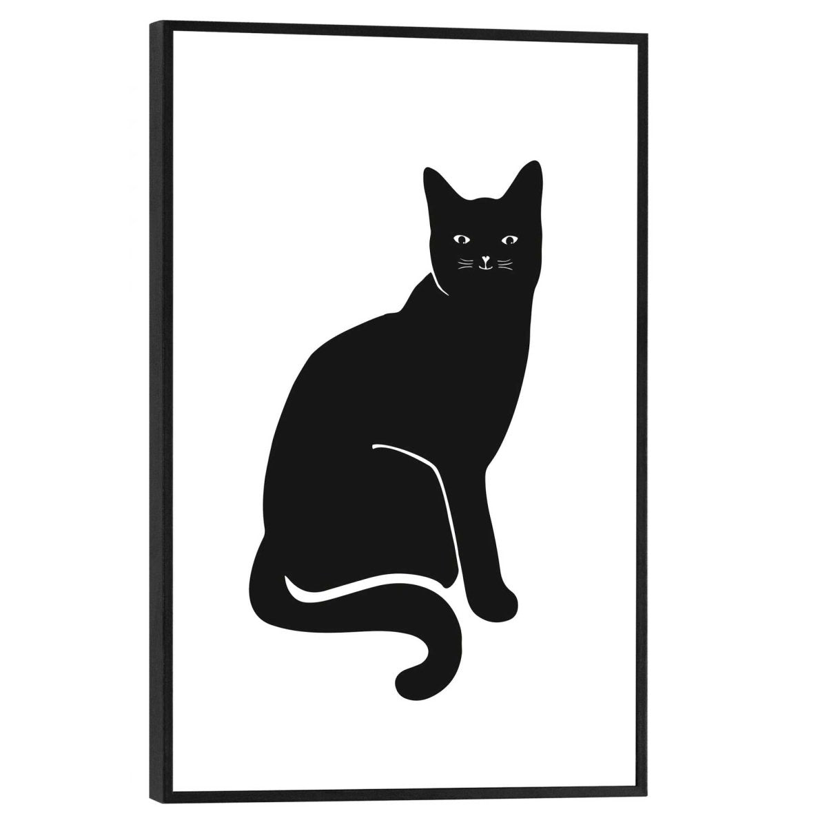 Schilderij Black Cat 30x20 - Reinders
