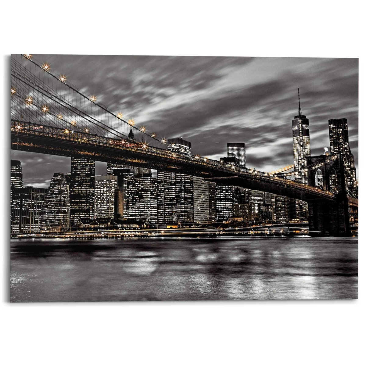 Schilderij Brooklyn Bridge 100x140 - Reinders