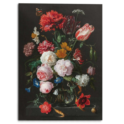 Schilderij De Heem Stilleven met bloemen 140x100 - Reinders