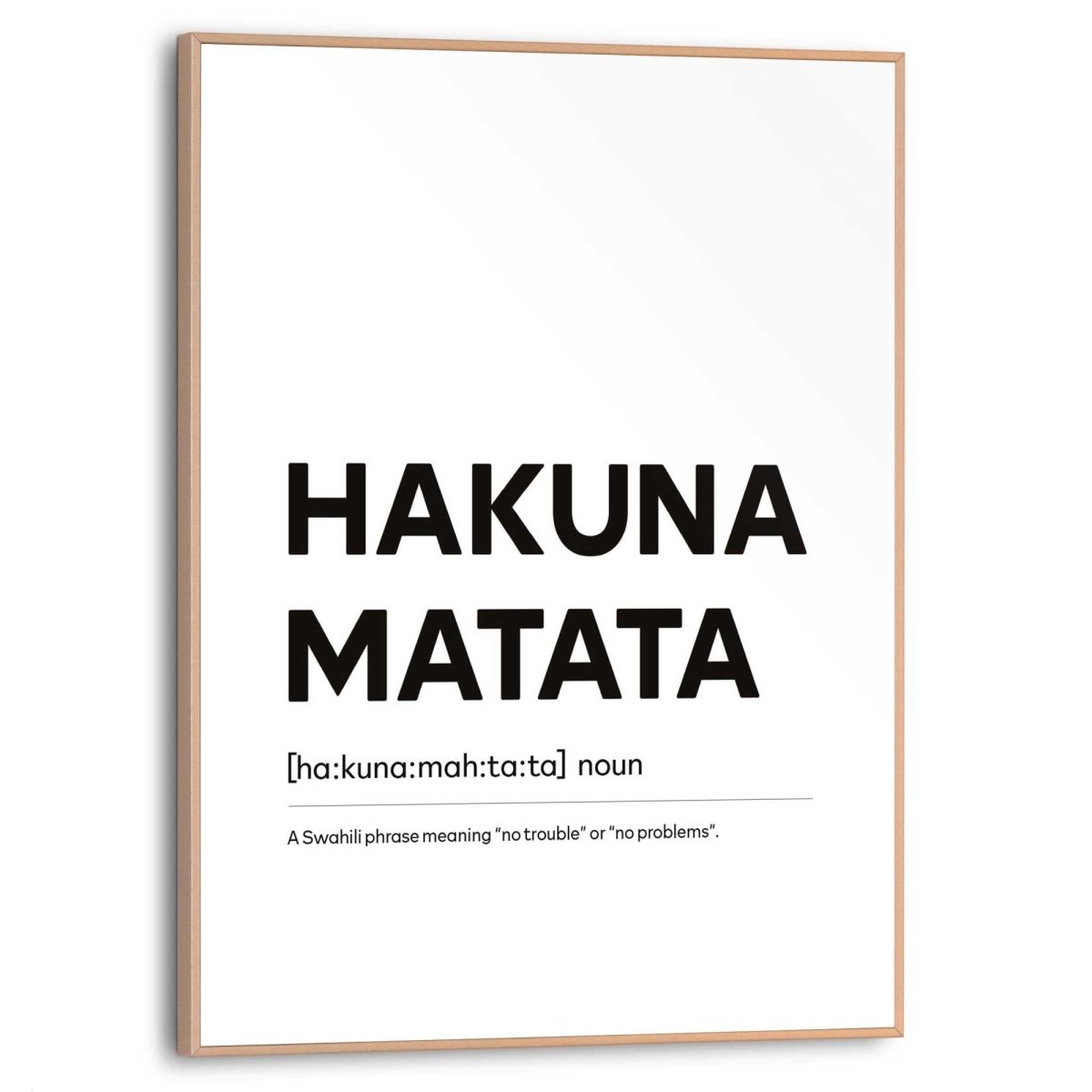 Schilderij Hakuna Matata 40x30 - Reinders