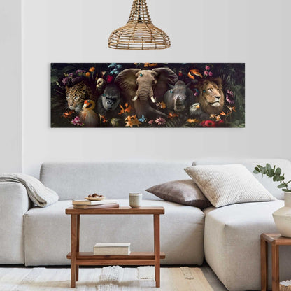 Schilderij Jungle Fantasie 52x156 - Reinders