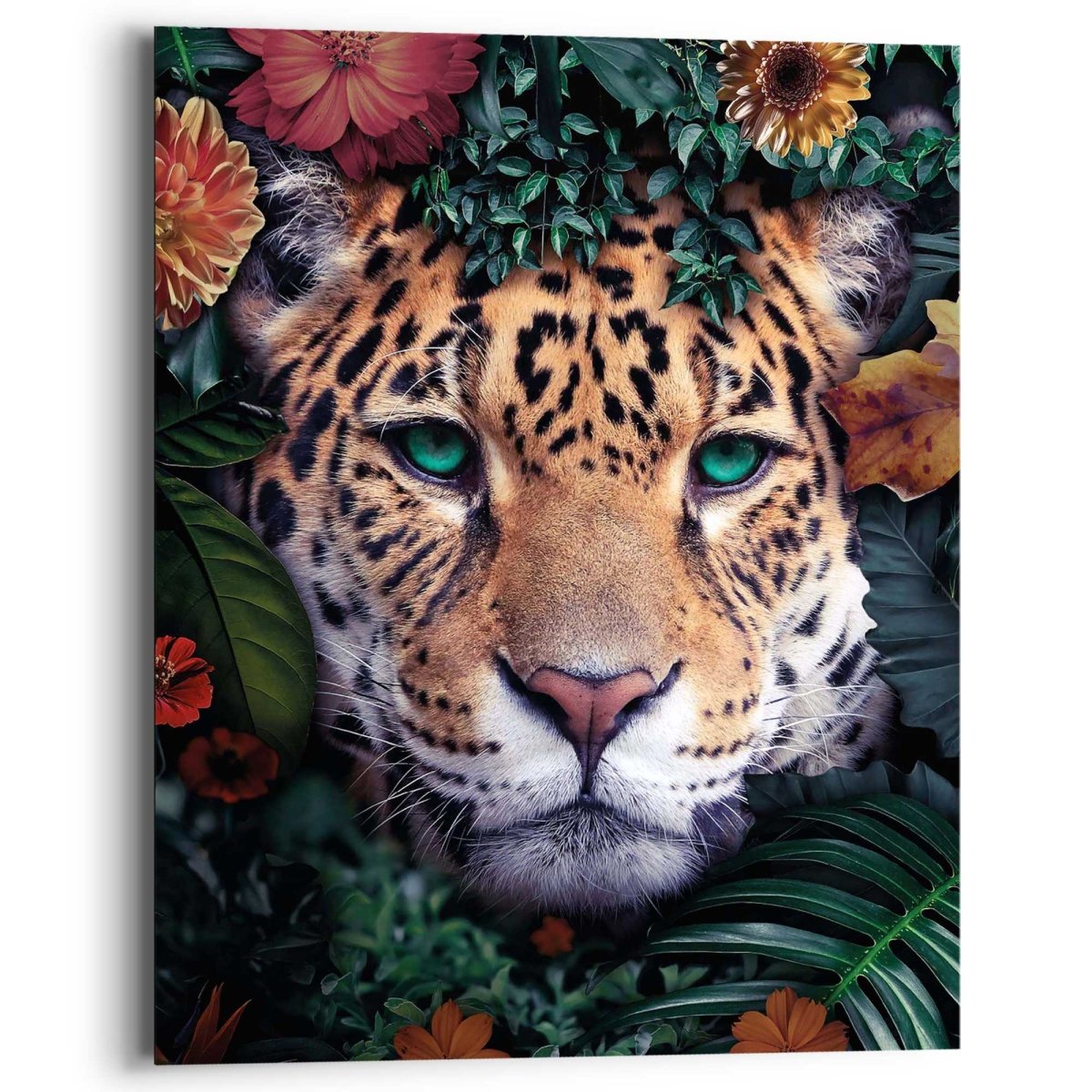 Schilderij Jungle luipaard 50x40 - Reinders