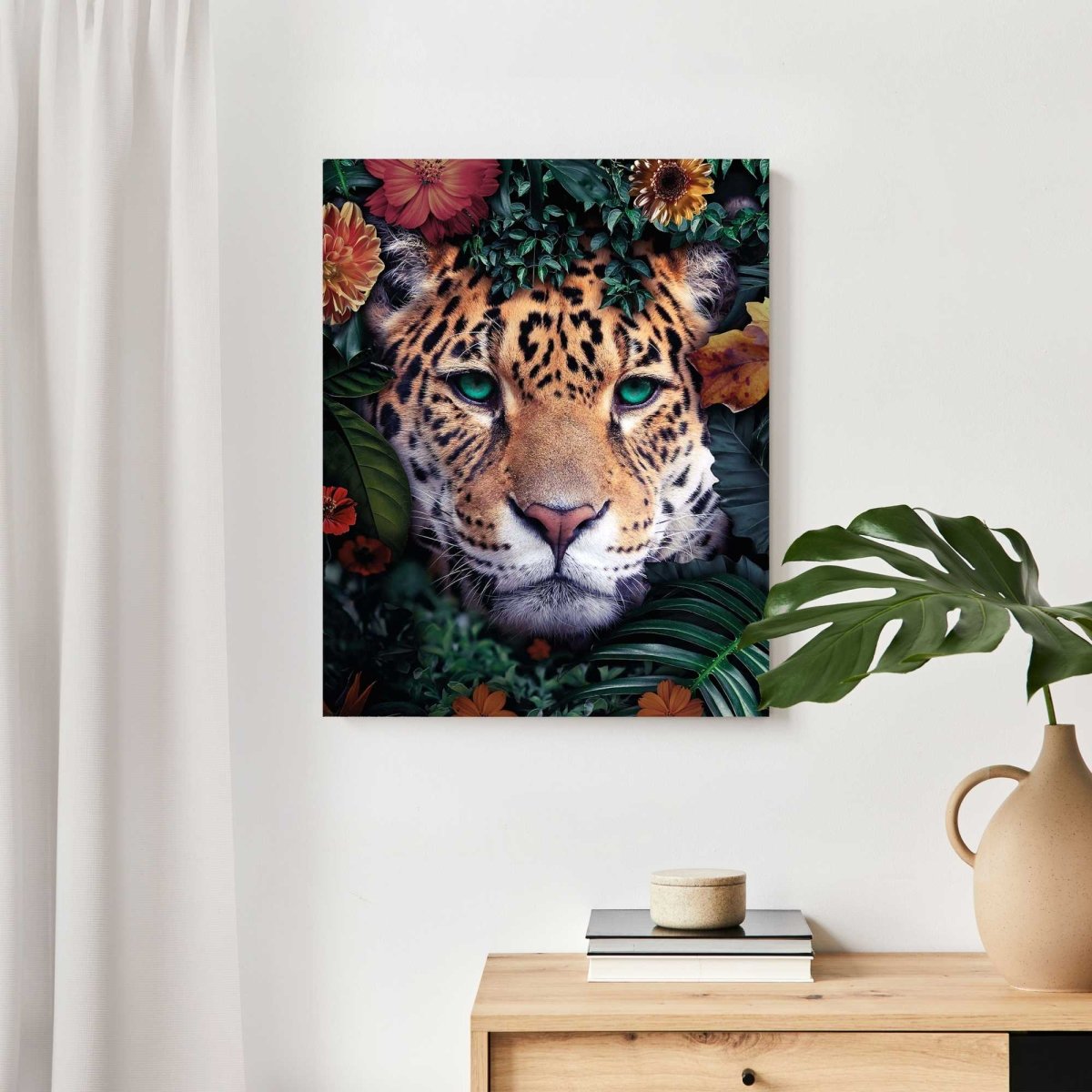 Schilderij Jungle luipaard 50x40 - Reinders