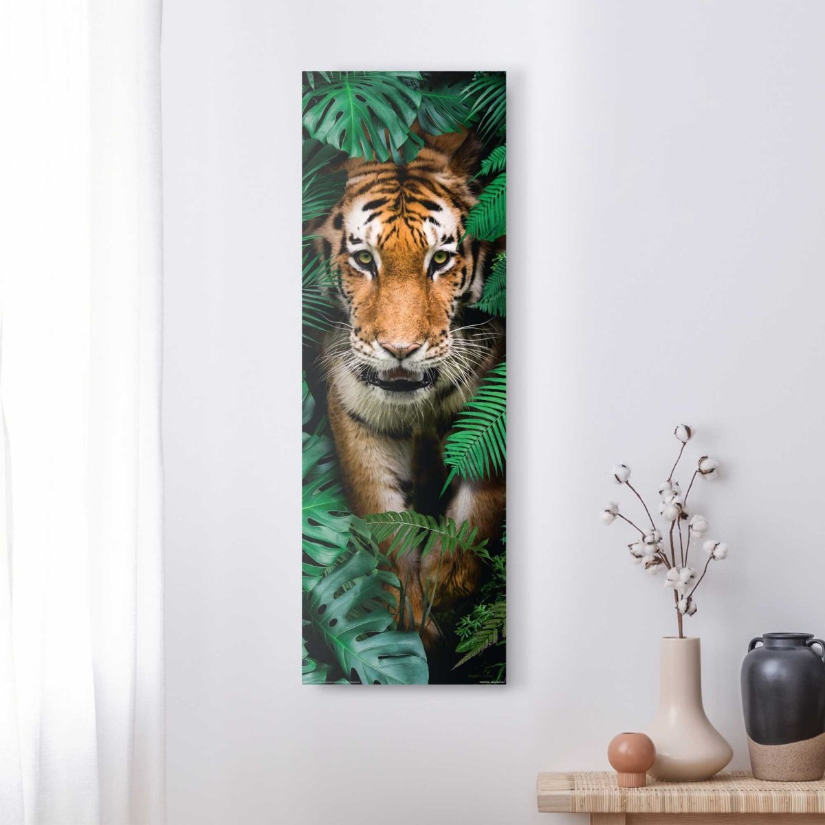 Schilderij Jungle tijger 90x30 - Reinders