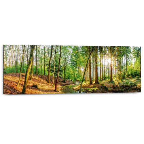 Schilderij Lentebos 30x90